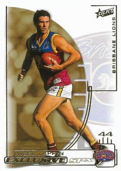 2002 Select AFL Exclusive SPX #8 Nigel Lappin Front